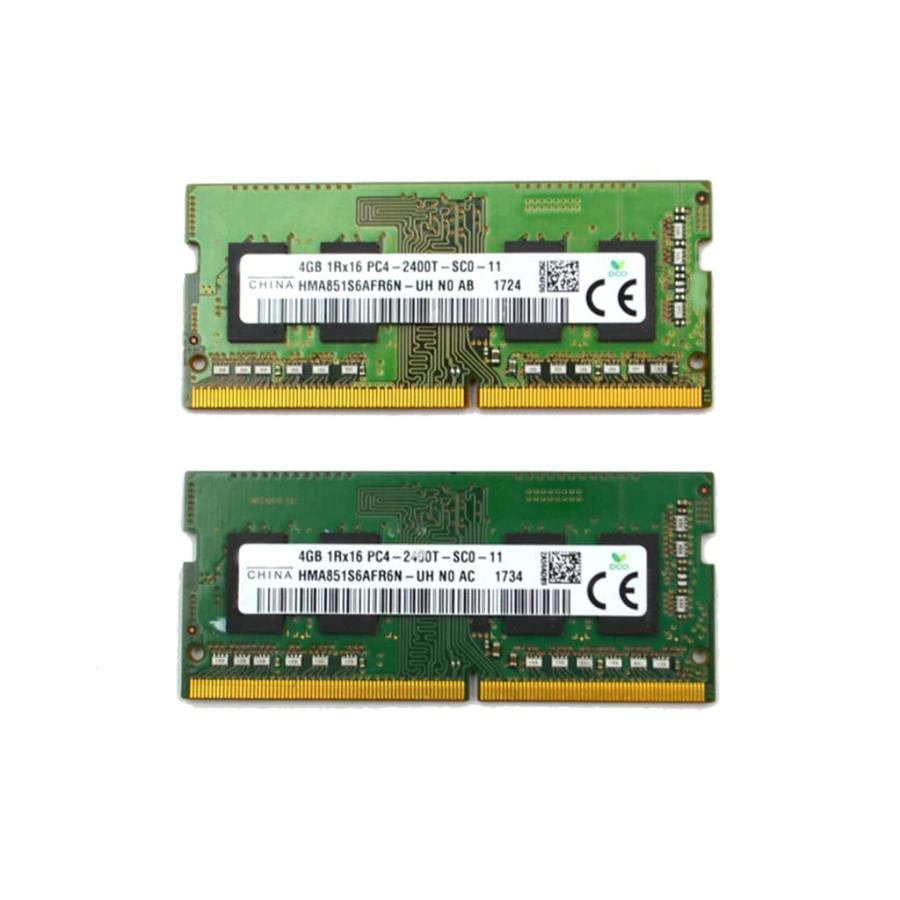 SK hynix DDR4 2400 4GB 2枚 合計8GB PC4 ノートPCメモリ