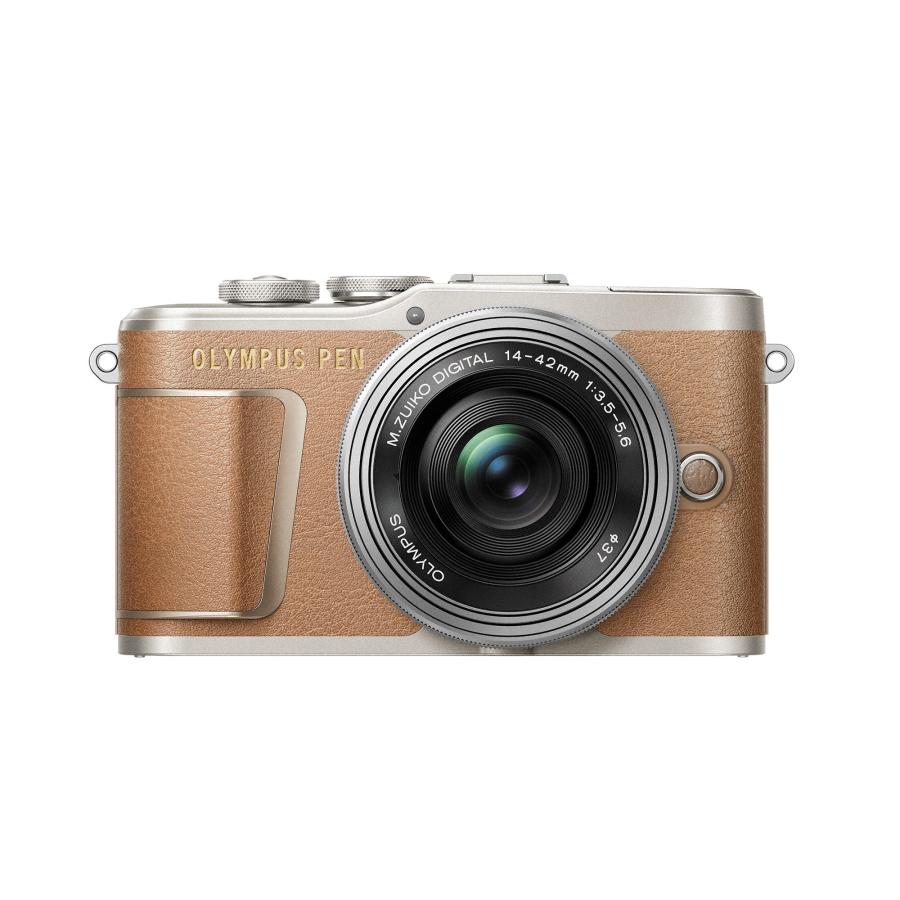 OLYMPUS ミラーレス一眼カメラ PEN E-PL9 レンズキット ブラウン : TNK 
