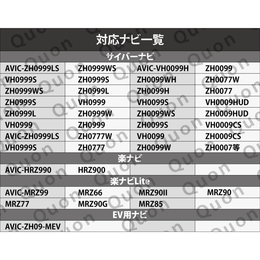 バックカメラ変換ケーブル AVIC-DR200 用 コネクター カロッツェリア carrozzeria RD-C100 同等品｜tns｜02