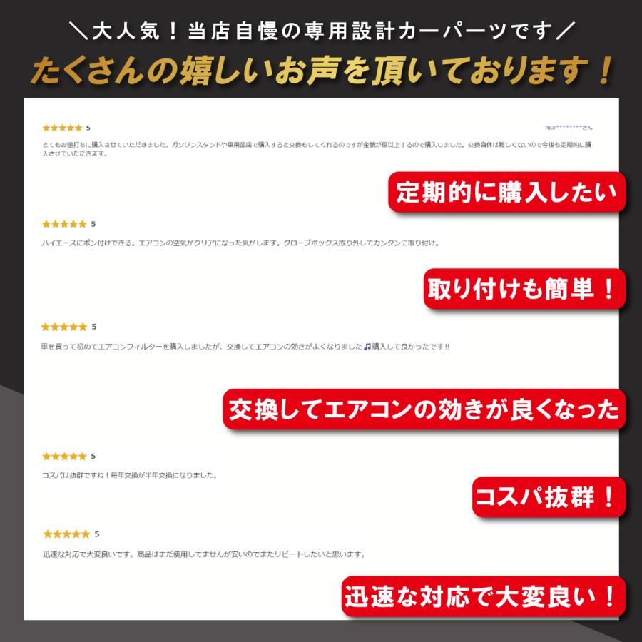 エアコンフィルター 車 トヨタ アクア NHP10 最強特殊3層｜tns｜02