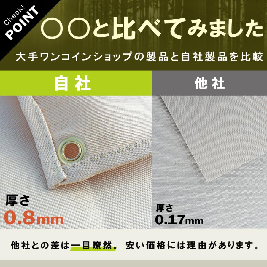 焚き火シート 耐火 防炎 S M L おしゃれ 大きい 焚き火台 ソロ キャンプ バーベキュー 薪 ストーブ 厚手 | ブランド登録なし | 05