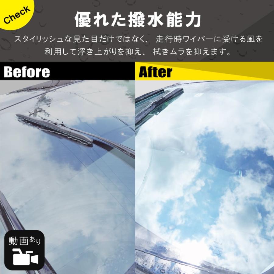 エアロワイパー 2本セット テフロン ワイパー 車 600mm 350mm セレナ C27 ヴィッツ ポルテ 日産ノート ワイパーブレード |  | 07