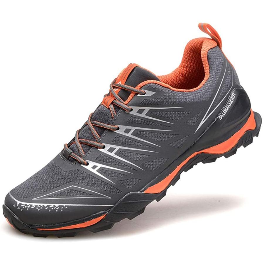 [Sneakers Store] メンズ トレッキングシューズ 軽量 通気 マラソン ランニングシューズ ローカット 靴 アウトドア スニーカー(27