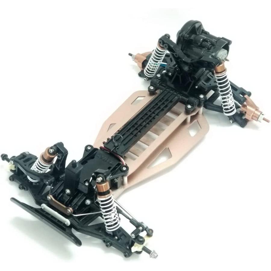 kingfly 超軽量アルミシャーシ タミヤ DT-02 用 バギー・くまモンバージョン/スーパーファイターG/デザートゲイター|tnyk-56193009|05