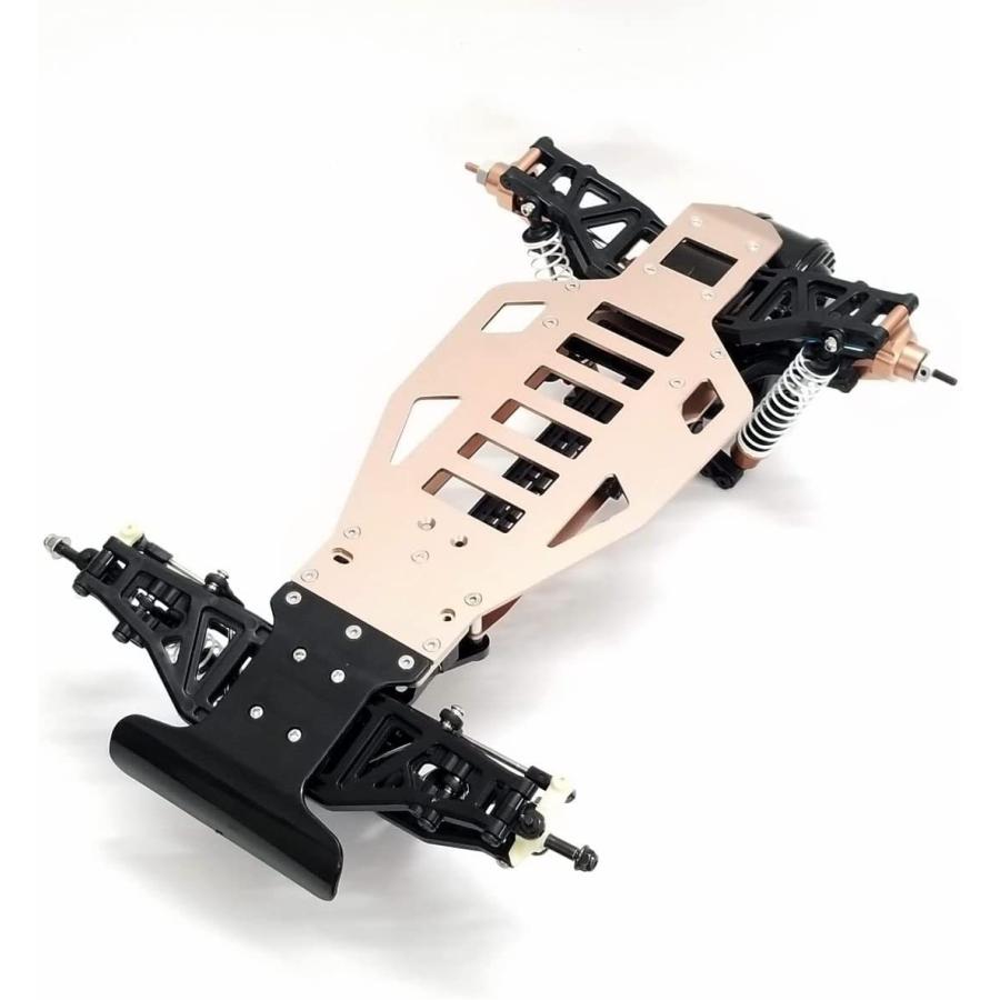 kingfly 超軽量アルミシャーシ タミヤ DT-02 用 バギー・くまモンバージョン/スーパーファイターG/デザートゲイター|tnyk-56193009|07
