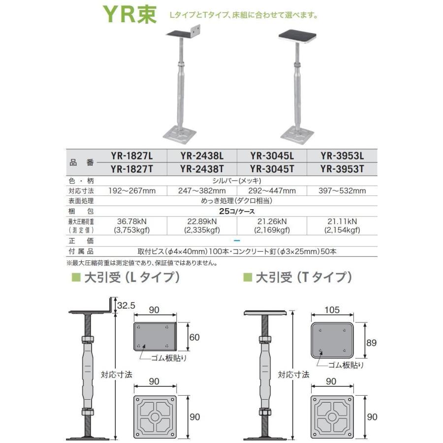 JOTO 城東テクノ 鋼製束 YR-3045T YR束 25個入り/1箱