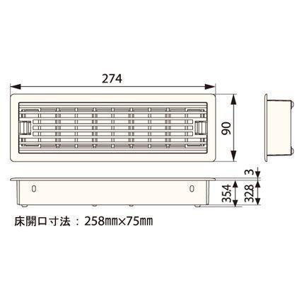 値下げしました！Joto　ルームガラリ【6個入り】　1ｹｰｽ＝9,000円 JOTO 城東テクノ ルームガラリ YV-7530-DB 6セット／ケース 送料無料