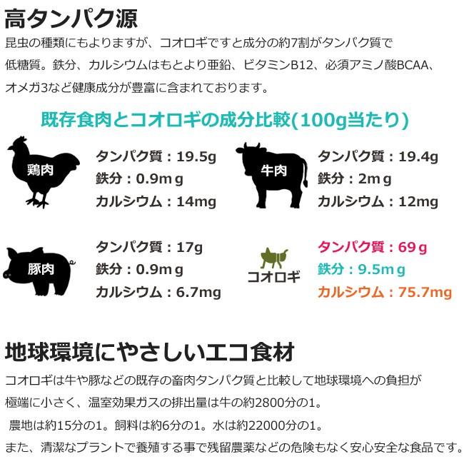 昆虫食 食用 昆虫ミックス コオロギ サゴワーム さなぎ JRユニーク |  | 02