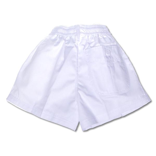 Ω19AW ジャージショートパンツ白 体操服 男子白短パン(180B ゆったりサイズ) : シャディと学校用品