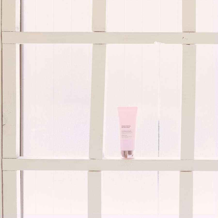 スキンケアクリーム ダブルプロテインリターンクリーム 50g 水光クリーム 韓国コスメ P5倍 300円オフクーポン レビュークーポンあり 高保湿 形状記憶 To Be S Shop 通販 Yahoo ショッピング