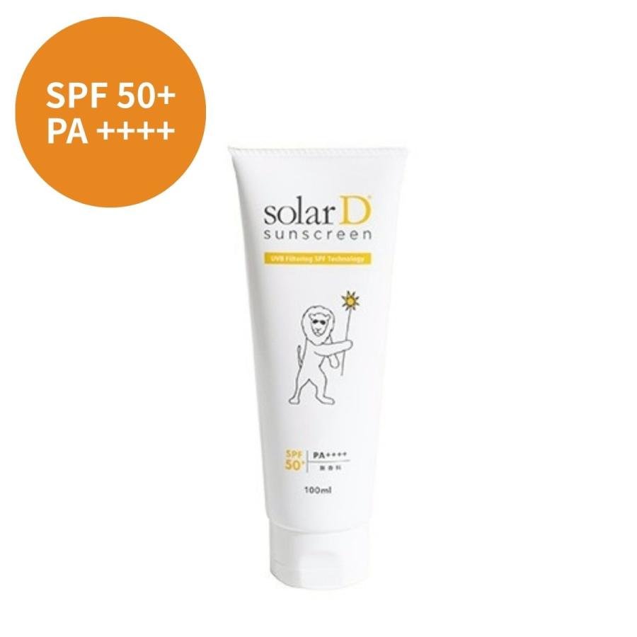 solar D 日焼け止め SPF50+ PA++++ 100ml　3本 solar D 日焼け止め SPF50+ PA++++ 100ml 3本