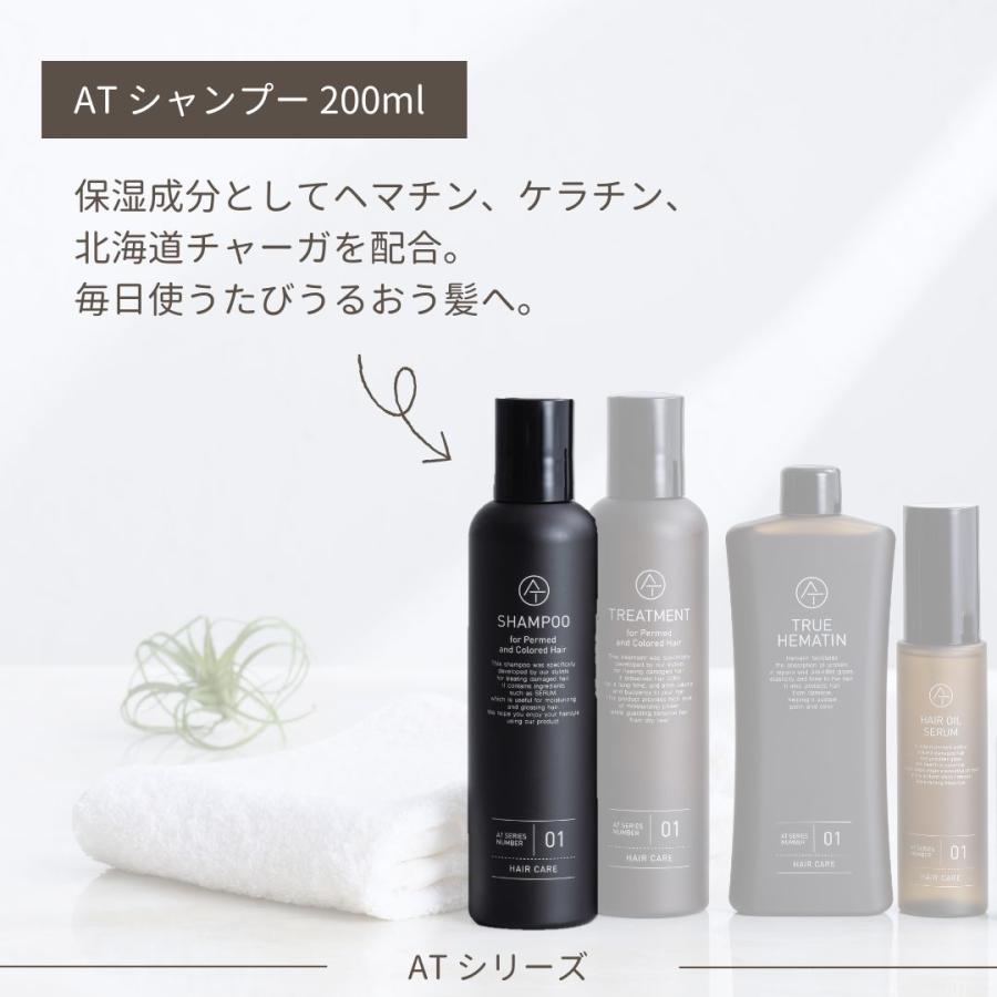 シャンプー トリートメント セット AT アット シャンプー200ml 200g