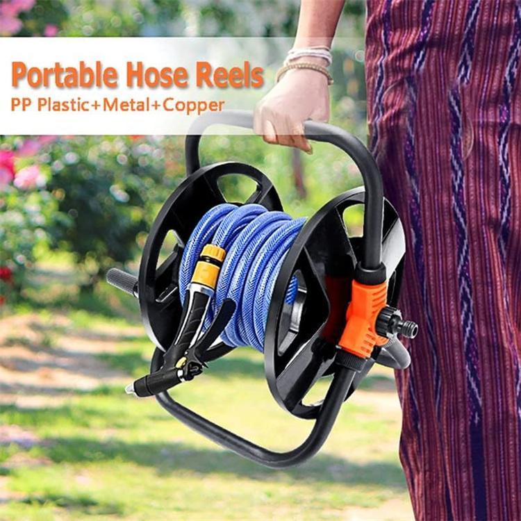 ホース巻き取りリール ホース収納リール ホースリール 水道管収納ラック ABS シングルアームツール 付属品 庭 洗車 水やり用