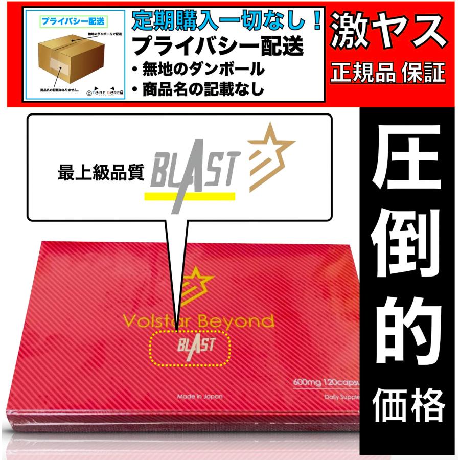 最上級 BLAST ヴォルスタービヨンド ブラスト 約1ヶ月分 定期購入一切