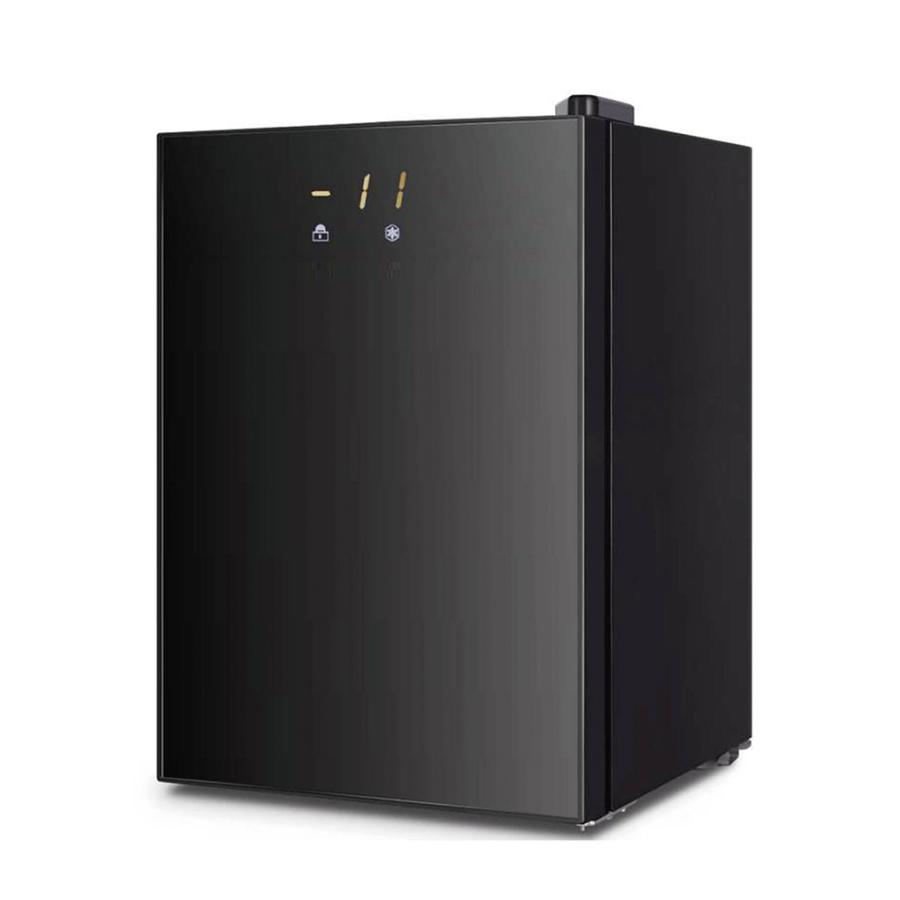 未使用品］1ドア 冷凍庫 右開き 60L ブラック TH-GTR60L-BK タッチ式