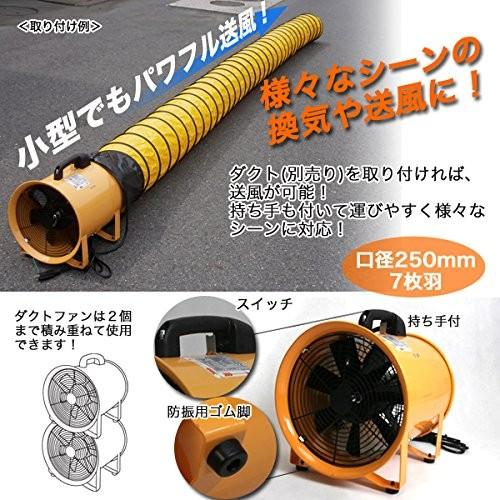 小型送風機 250mm SHT-250 SIS 新品】 SIS/エスアイエス 小型送風機 SHT-250 : ディスカウント