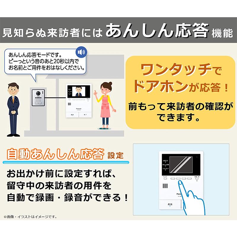 Panasonic パナソニック ワイヤレスモニター付き テレビドアホン あんしん応答機能搭載 広角レンズ 録画機能 Vl Swz300kf 1 ディスカウントショップとーるりーす 通販 Yahoo ショッピング