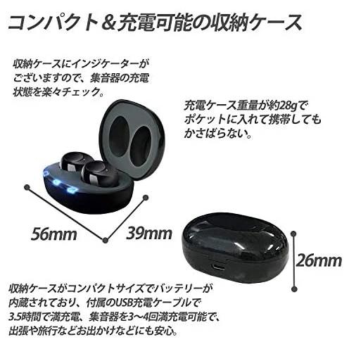 ベストアンサー 集音器 左右耳穴式 充電式ワイヤレスタイプ ホワイト