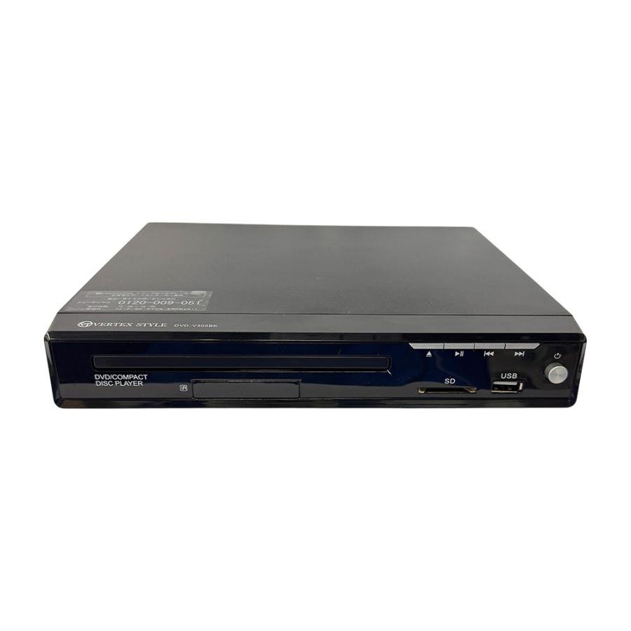 VERTEX STYLE DVDプレーヤー 再生専用 据え置き型 簡単リモコン VERTEX STYLE DVDプレーヤー 再生専用 据え置き型 簡単リモコン