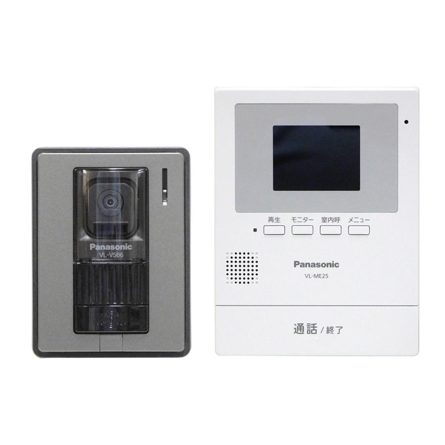 Panasonic パナソニック テレビドアホン VL-SE25XA 電源直結式 2.7型  