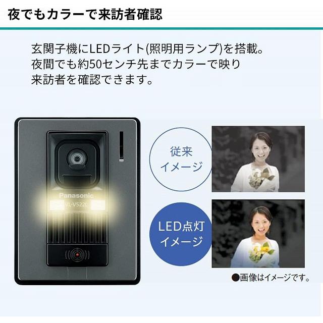 パナソニック カラーテレビドアホン 電源コード式 VL-SE30KLA パナソニック カラーテレビドアホン 電源コード式 VL-SE30KLA