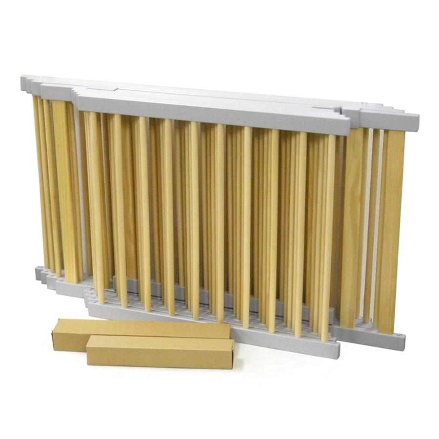 LITTLE Bot 木製ベビーサークル Wooden Playpen グレー LB-WP 200cm  