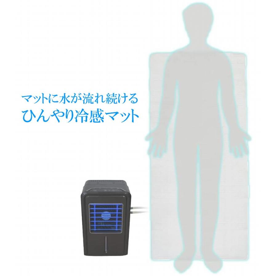 サンコー TAHNKO 熱帯夜も一晩中熟睡 水が流れる冷感ひんやり