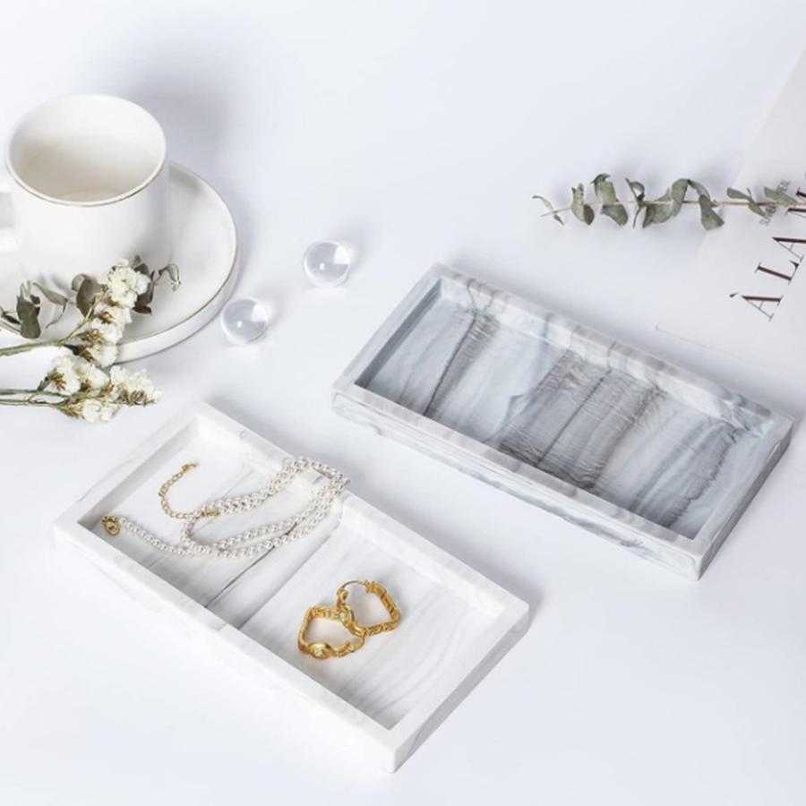 高級天然大理石 高級アメニティートレー　プレート 2つセット 鍵置き　小物置き 高級天然大理石 高級アメニティートレー プレート 2つセット 鍵置き