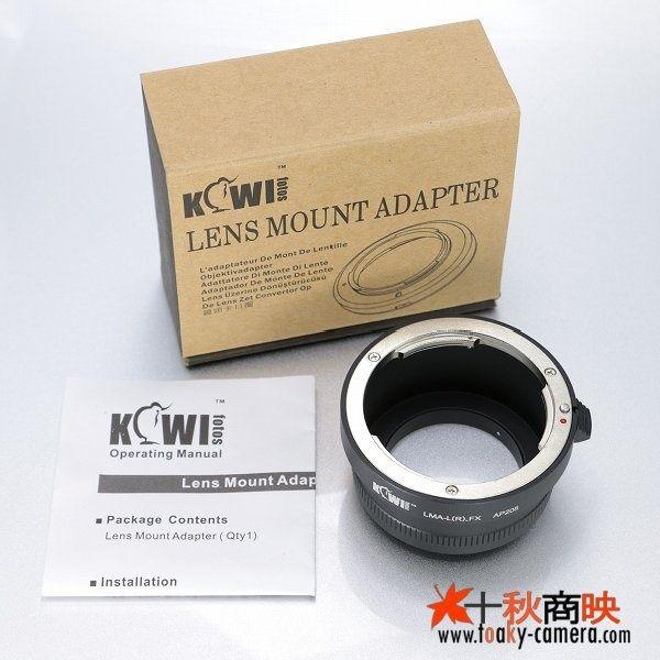 JJC ♪ KIWIFOTOS製 Leica ライカ Rレンズ → 富士フィルム FUJIFILM X