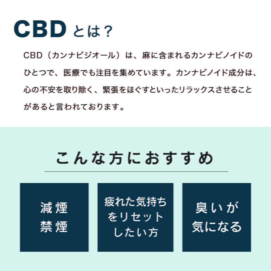 10%OFFセール 東亜産業公式 CBD+茶葉 お得な3箱セット CBDヒール カンナビジオール ニコチン0 カンナビノイド 加熱式スティック｜toamit｜05