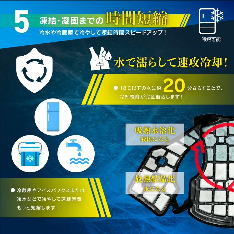 東亜産業 空調服 PCM冷却ベスト メンズ作業ジャケット 冷却ベスト 冷感