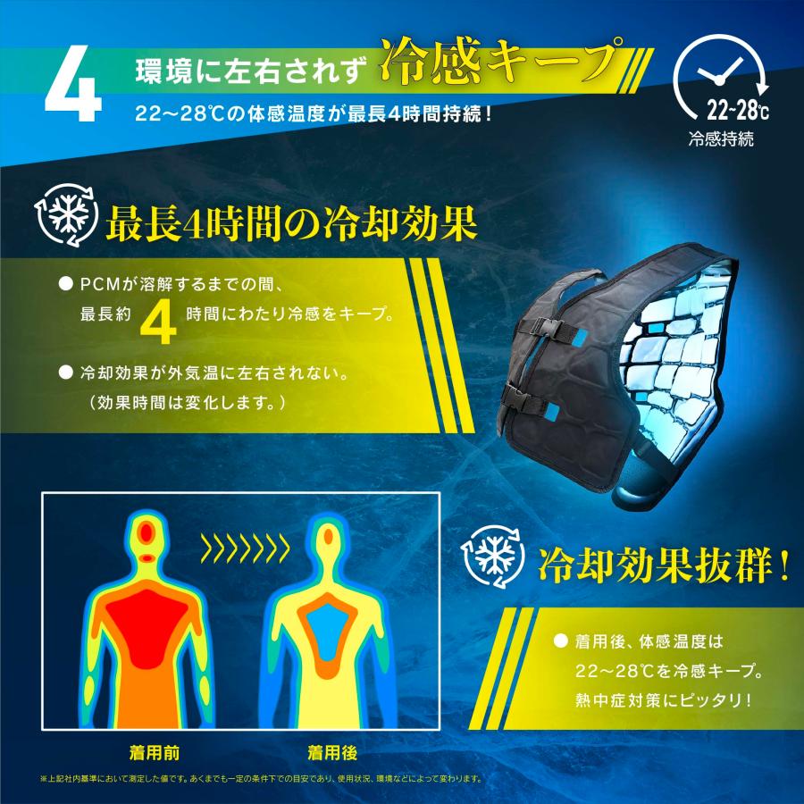 東亜産業 空調服 PCM冷却ベスト メンズ作業ジャケット 冷却ベスト 冷感