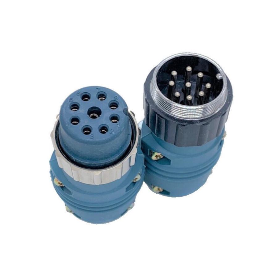 メタゴンさん専用 制御ケーブル接続プラグ PANA用 メタコン メタルコンセント9芯 雄、雌