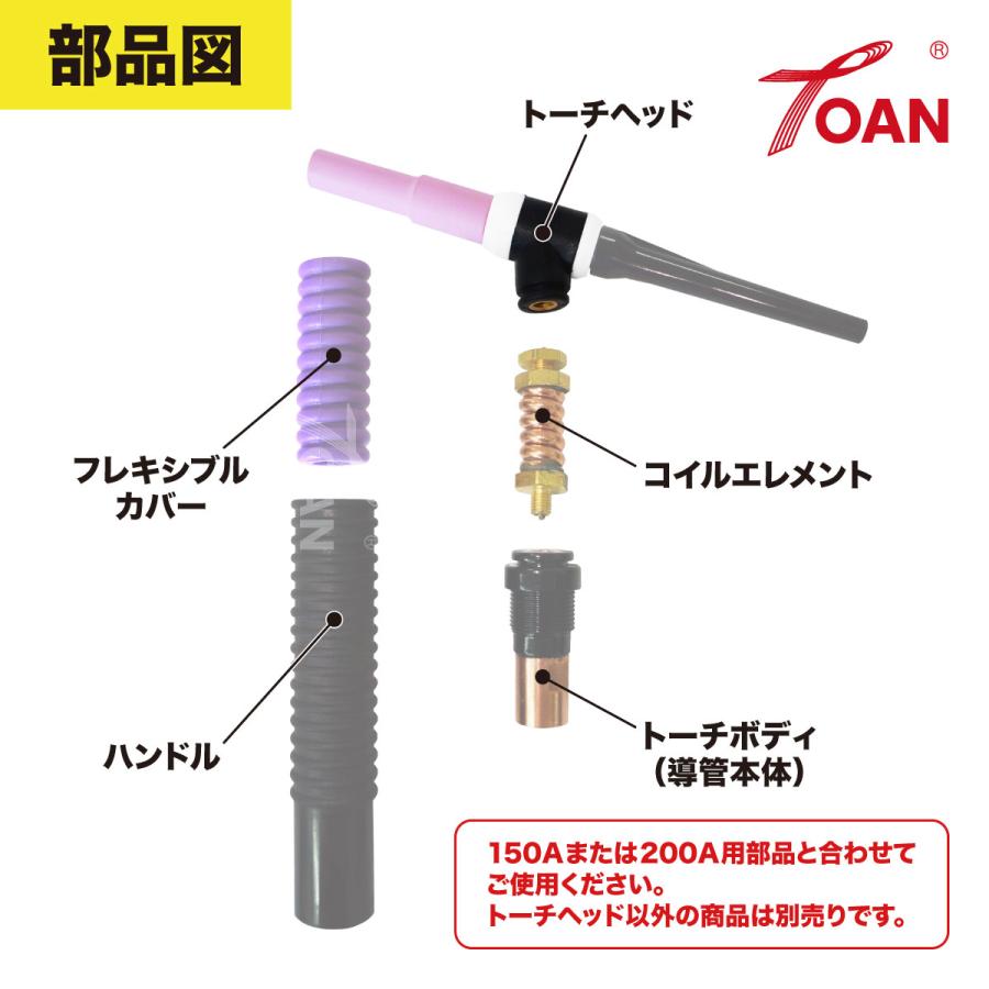 TIG溶接　部品 AW-26-8 TIG溶接用トーチ部品 トーチセット 1セット ダイヘン