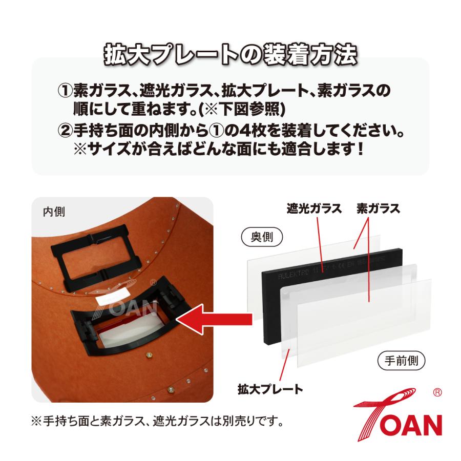 (未使用･未開封品)　スズキッド(SUZUKID) 拡大プレート 度数2.5 P-569 tu1jdyt 溶接用拡大プレート 度数2.5 | スズねっと