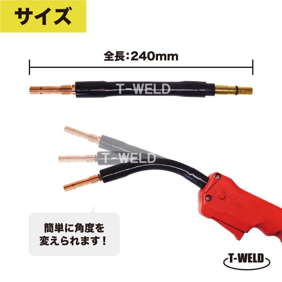 半自動溶接機 CO2 PANA 350A トーチボディ ( フレキシブル式 ) 1 半自動溶接機 CO2 PANA 350A トーチボディ ( フレキシブル式 ) 1