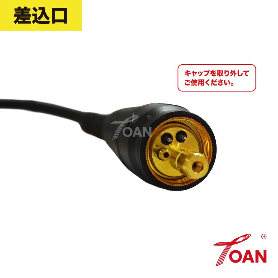 半自動溶接機 CO2トーチ 日本式 ヤシマ 150A 全長:3m TW-15AK ユーロコネクター式 (溶接機適合機種 代表例: WM-210MO MIG210S 海外溶接機) |  | 02