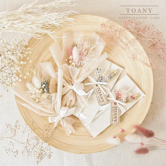 ミニブーケ ハーバリウム ボールペン 花 花束 誕生日 プレゼント ギフト 退職 転勤 祝 結婚 内祝 入学 就職　送別　母の日 | 