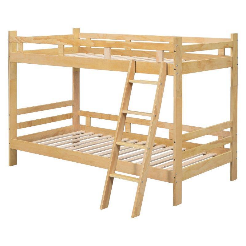 二段ベッド ベッド 耐震 頑丈 ロータイプベッド 2段ベッド 木製 すのこ 子供/大人用 木製ベッド パイン材 社員寮 学生寮 親子ベッド｜toastore2｜02