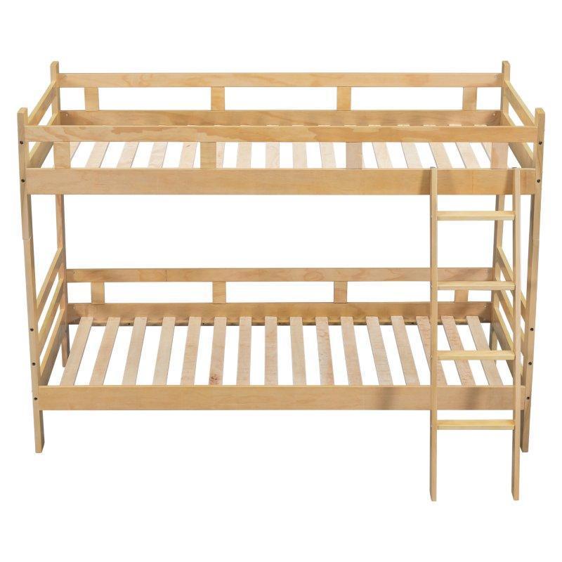 二段ベッド ベッド 耐震 頑丈 ロータイプベッド 2段ベッド 木製 すのこ 子供/大人用 木製ベッド パイン材 社員寮 学生寮 親子ベッド｜toastore2｜05