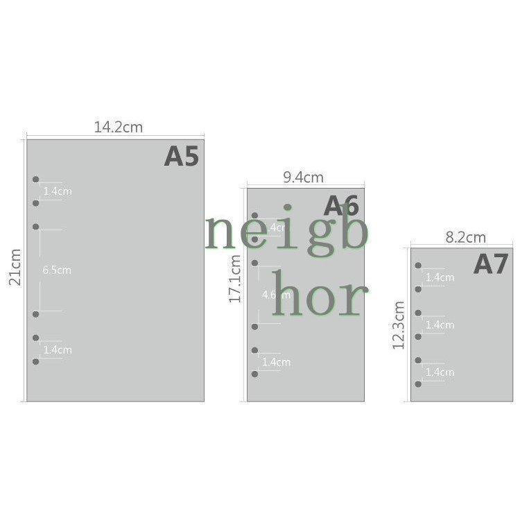 ルーズリーフ A5 A6 6穴 手帳リフィル システム手帳 ノート メモ帳 スケジュール帳 交換用 45枚入り 可愛い 多機能｜toastore2｜02