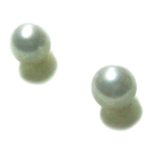 即納 全国送料無料 アコヤ パール ピアス 7 4mm玉 ナチュラルブルー あこや 真珠 18金イエローゴールド シリコン付キャッチ 金具 0 9ミリ ポスト 好評につき延長 Iorder Pk