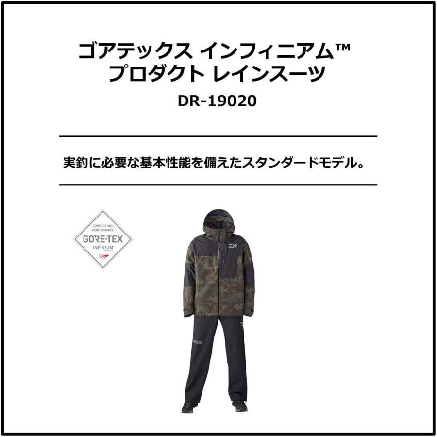 代引き手数料無料 ダイワ Daiwa レインウェア ゴアテックス インフィニアム プロダクト レインスーツ ダークオリーブ 2xl Dr 190 高知インター店 City Com Fr