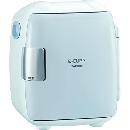 TWINBIRD　2電源式コンパクト電子保冷保温ボックス　D-CUBE　HR-DB06GY　S　グレー