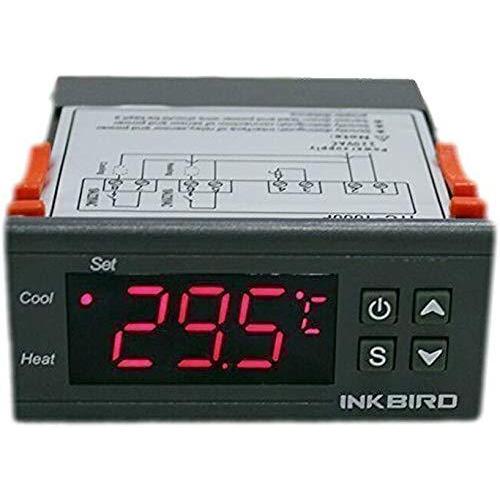 初回限定 Inkbird ITC-1000 デジタル 温度コントローラ サーモスタット -50℃~99℃ 2リレー 国産品 °Cと°Fの切り替え センサー付き