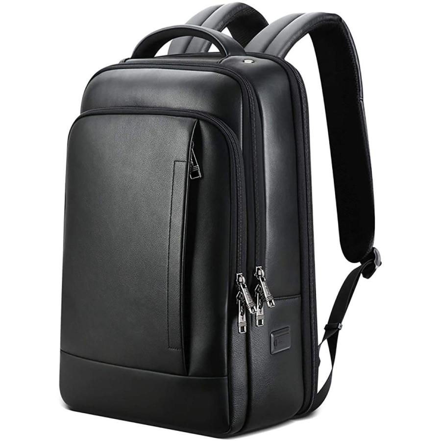 Ariga リュック メンズ 本革 牛革 スクエア 15.6インチPC収納 A4 レザー 防水 大容量 リュックサック バックパック ビジネ リュック メンズ 本革 牛革 スクエア 6インチPC収納 A4 レザー 防水 大容量 リュックサック バックパック ビジネ