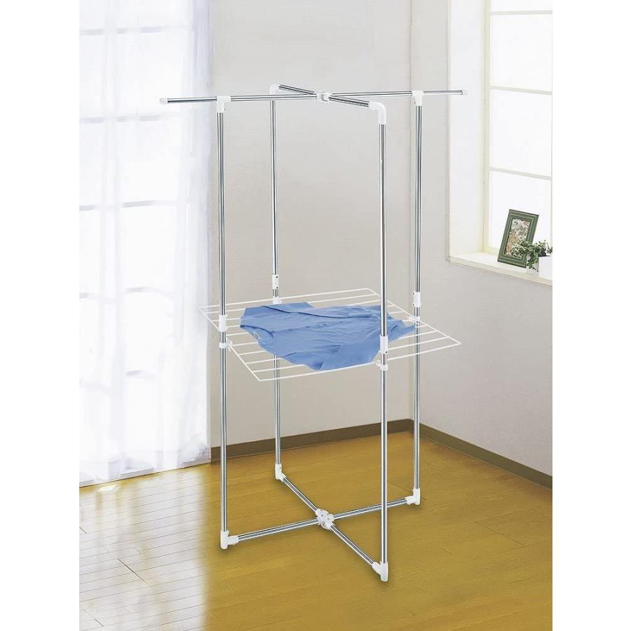 専門ショップ ステンレス Mory 十字型室内ものほし Wf 02 バスタオル干し付き タオル Www Artmess Pl