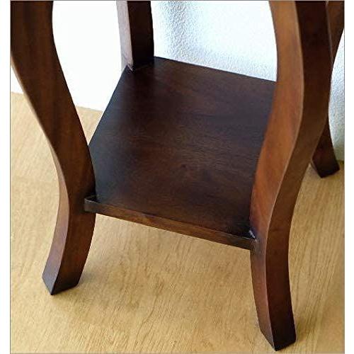 絶対一番安い 花台 木製 スリム アンティーク 天然木 マホガニー フラワースタンド コンソールテーブル マホガニーの花台 B 代引き手数料無料 Www Maxipiso Com Ar