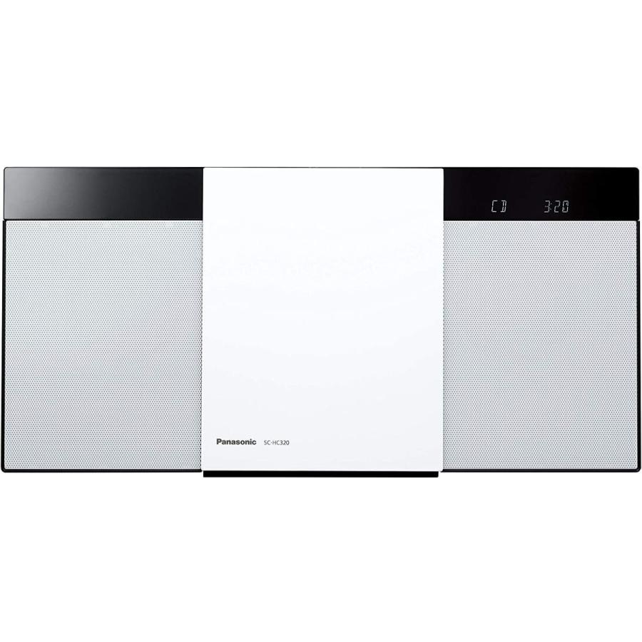 パナソニック ミニコンポ FM/AM 2バンド Bluetooth対応 USBメモリー録音機能搭載 SC-HC320-W ミニコンポ FM/AM 2バンド Bluetooth対応 USBメモリー録音機能搭載 SC HC320