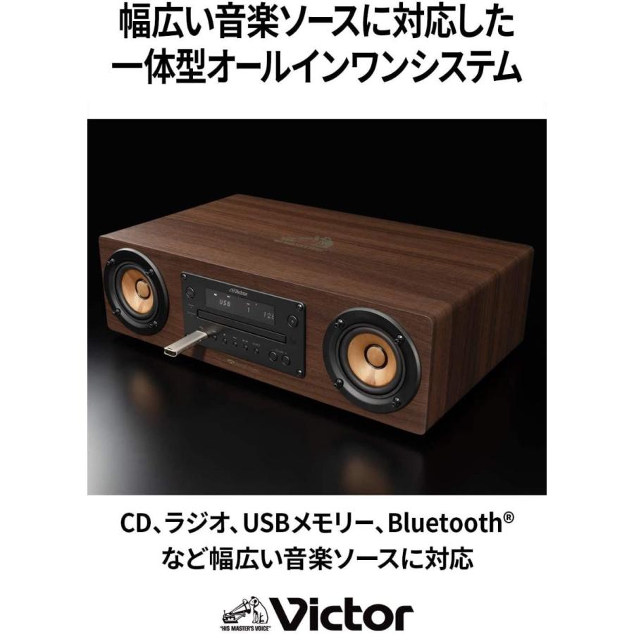 【値下げ】 Victor EX-D6 ウッドコーンシリーズ 一体型オールインワンシステム ハイレゾ音源再生 Bluetooth対応 【CEG9567290611】(34735円)